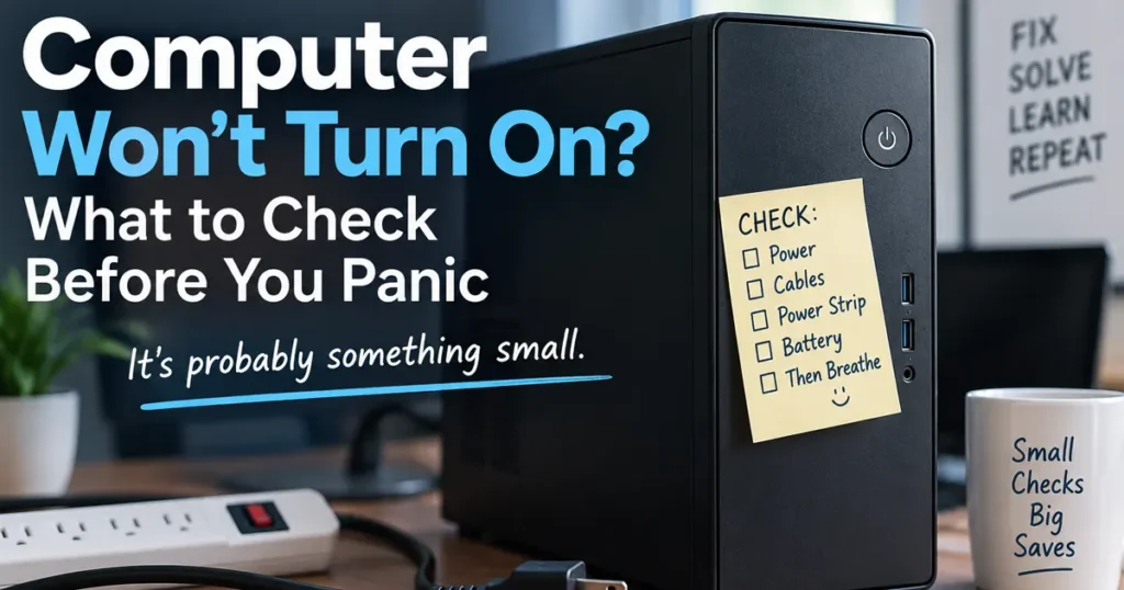 Computer Won't Turn On